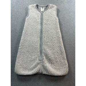 UGG Baby Sleeveless Sherpa Wearable Blanket Gray Cozy Sleep Sack EUC